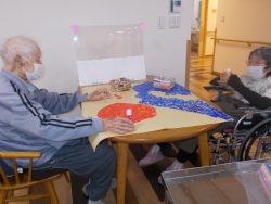 ちぎり絵  ฅʕ •ﻌ• ʔฅ