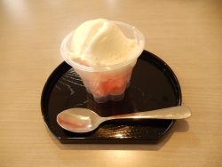 涼しいかき氷を作りました。