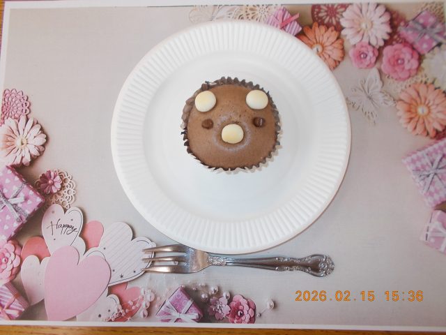 チョコ蒸しパン