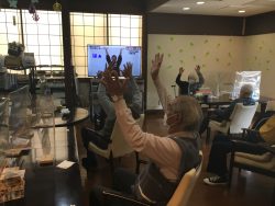 帰る前にも健康体操