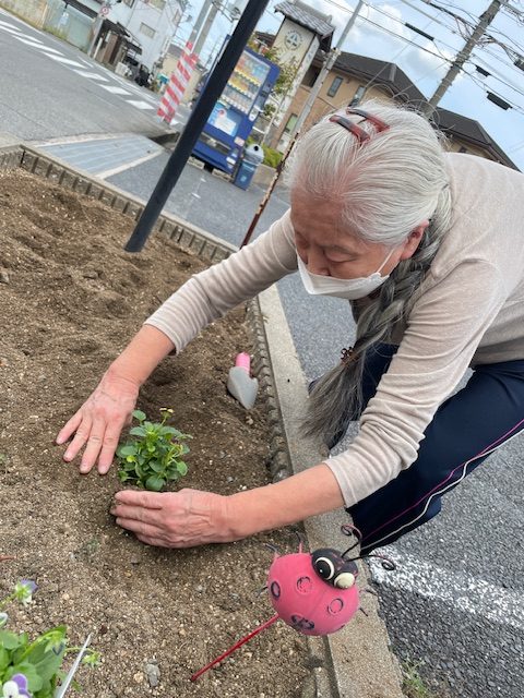 お花植えました🌼